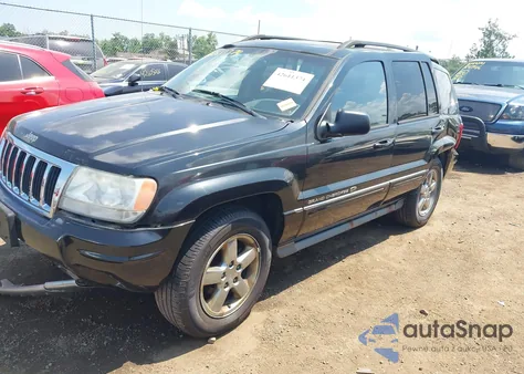 2004 Jeep Grand Cherokee Overland из США, поврежденный, VIN 1J8GW68J94C228492